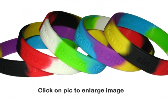 Salvation Silicone Wristbands